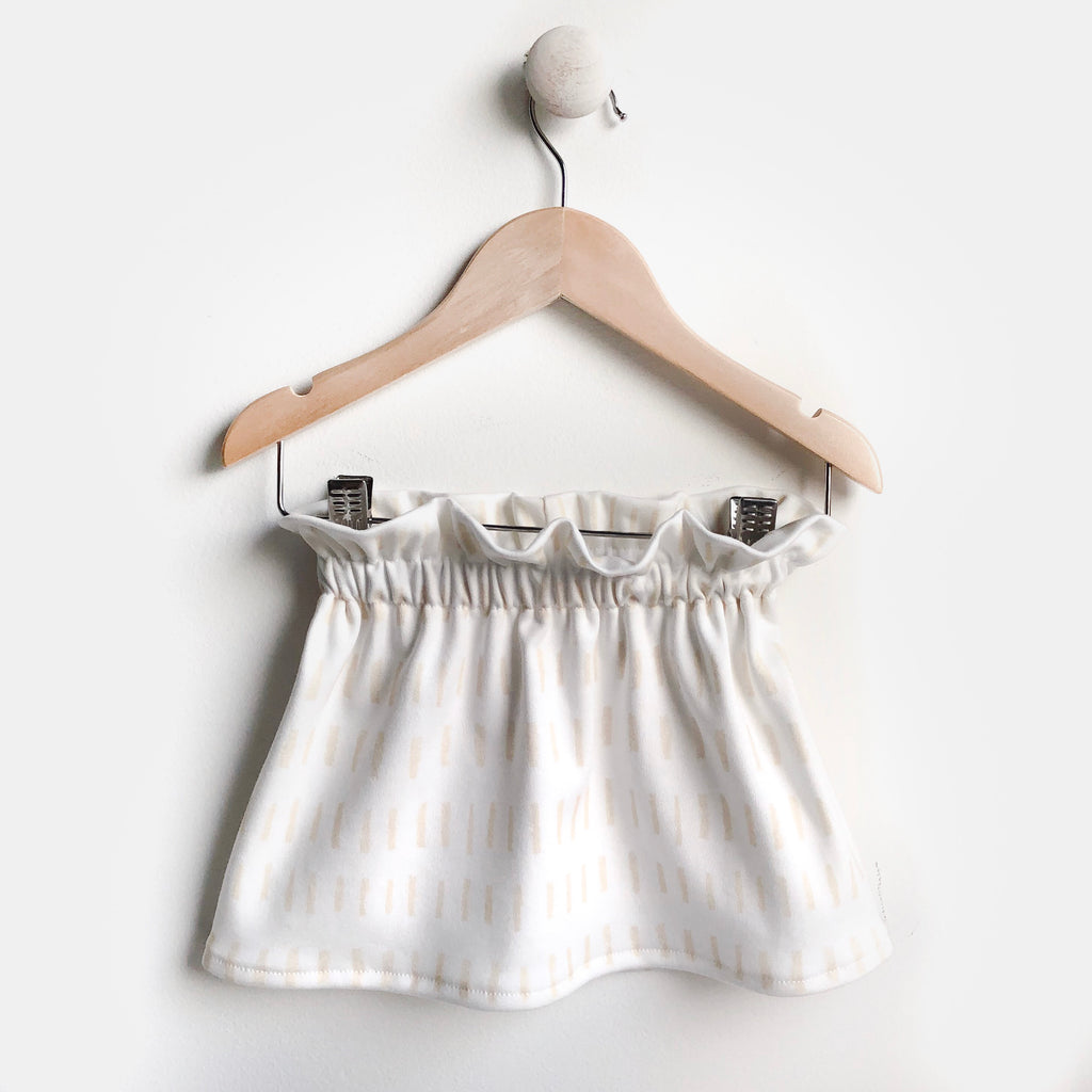 ORGANIC Penelope Skirt | lines peach