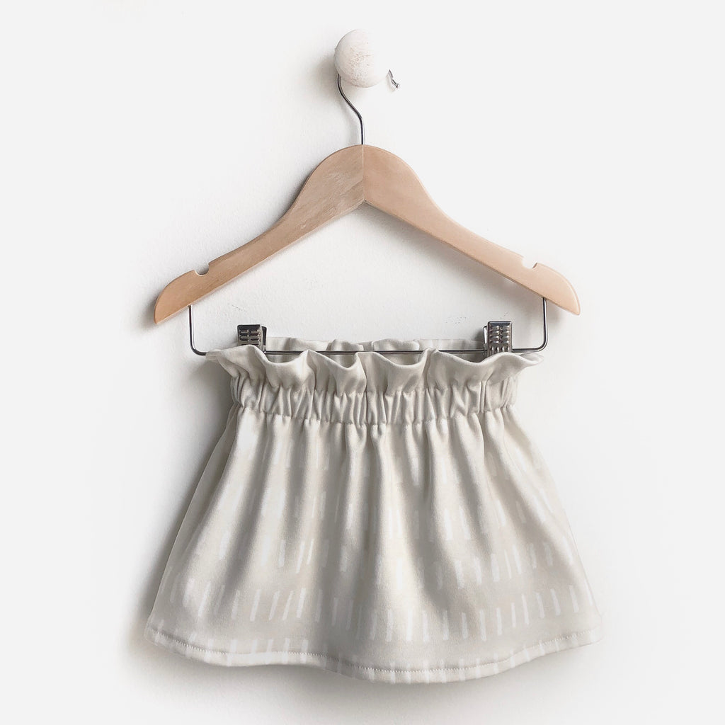 ORGANIC Penelope Skirt | lines latte