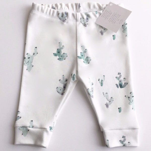 Baby Pants/ Cactus {white}